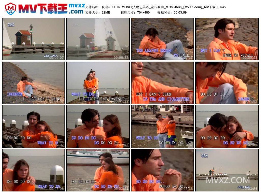 佚名-LIFE IN MONO(人物)_英语_流行歌曲_MC804538